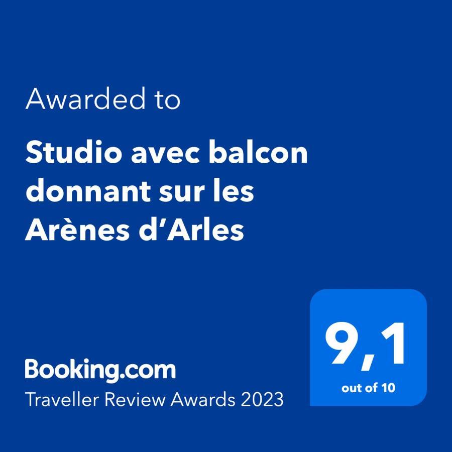 Studio avec balcon donnant sur les Arènes d’Arles Esterno foto